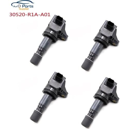 4pcs/Lot HIGH QUALITY IGNITION COIL FOR HONDA CIVIC IX VIII CR-V IV 1.6L 1.8L 30520-R1A-A01 099700-181 30520R1AA01 099700181