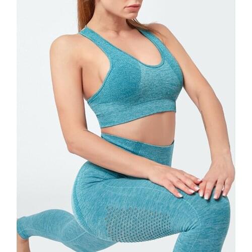 Gym 2 Piece Set Workout Clothes for Women Sports Bra and Leggings Set Sports Wear for Women Gym Clothing Athletic Fitness Set