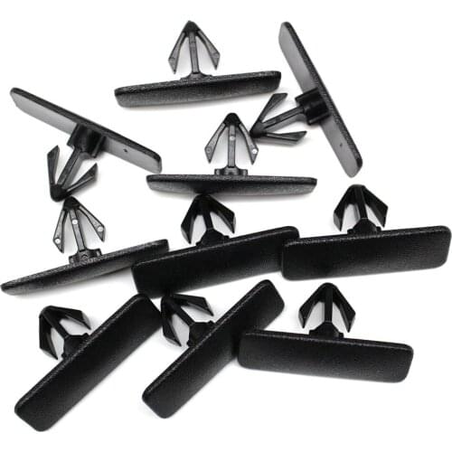 10Pcs Nylon Rocker Panel Moulding Retainer Clips 5/16" Hole For GM 10437565