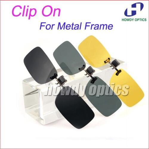 20pcs Wholesale Polarized Glasses Eyeglasses Sunglasses Clip On Resin Lens UV400 Free Shipping 3 Sizes for options