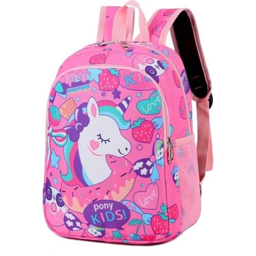 2021 School Backpack Unicorn Dinosaur Backpack Waterproof Children School Bags for Girls kawaii Backpack Kids Kindergarten Bags