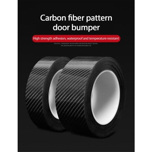 8 Sizes Optional Nano 5D Carbon Fiber Auto Sticker DIY Protector Paste Strip Door Sill Side Mirror Anti Scratch Waterproof Tape