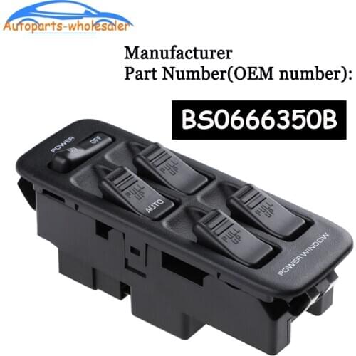 Car accessories BS0666350B BS06-66-350B For MAZDA 323 F IV BG 1987-1994 1990 1991 1992 1993 Electric Control Master Switch