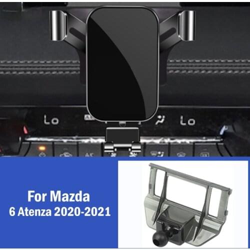Car Mobile Phone Holder Special GPS Mounts Stand Gravity Navigation Bracket For Mazda 6 Atenza 2020-2021 Car Accessories