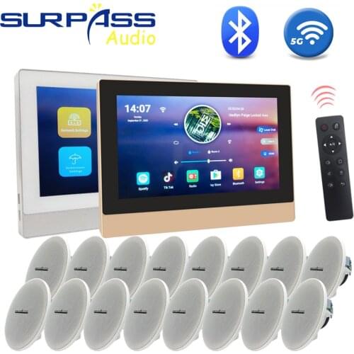 Wireless Stereo Sound Bluetooth In Wall Amplifier Android WiFi Big Power Audio HiFi Pa Ceiling Speaker Smart Home Theater System