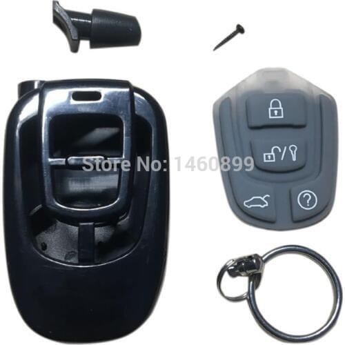 Keychain Body Case For Car Alarm One Way Remote Control Scher-khan Magicar 7 8 9 10 11 12 Scher khan Jaguar EZ-FOUR KGB MX-9 101