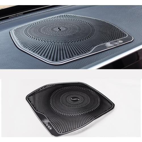 For Mercedes Benz GLE ML W166 GL X166 GLS Car Styling Loudspeaper Audio Sticker Car Stereo Cover Trim Interior Accessories
