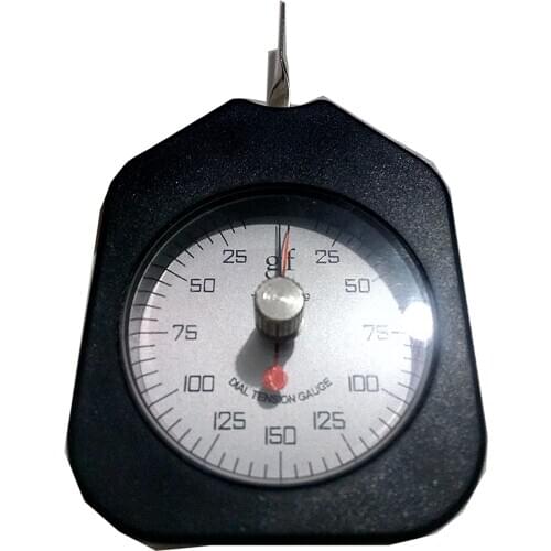 Double Pointer Dial Tensiometer Force Measuring with 30 to 150 to 30g Measurement Range 5g Division Value