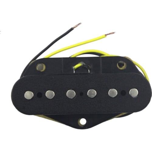 FLEOR TL Electric Guitar Pickup Bridge Ceramic Pickup Single Coil Black for Guitar Parts
