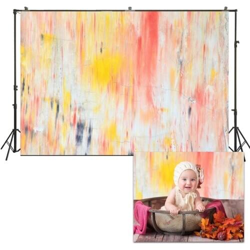 HUAYI Photo Background Newborns Baby Child Photography Backdrops Graffiti Grunge Painted Wall Studio Photoshoot Backdrop US165