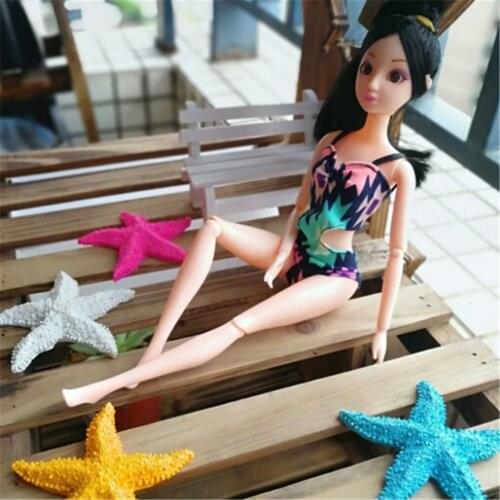 1Set Fashion Swimming Wear Swimsuits Beach Bathing Swimwears Bikini Summer Clothes For Doll Accessories Toy Kid Gift