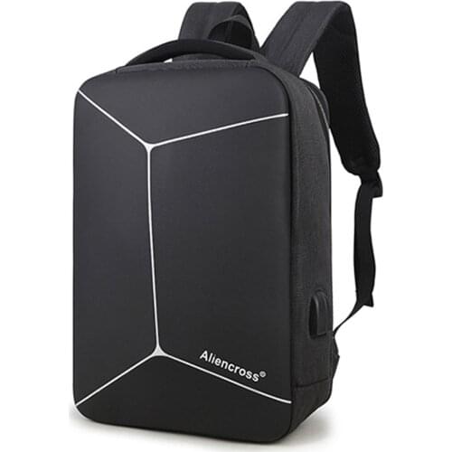 Fashion Men Anti-theft 15.6 Inch Laptop Backpack women PVC USB Reflective Waterproof Notebook Rucksack Business Travel Bags