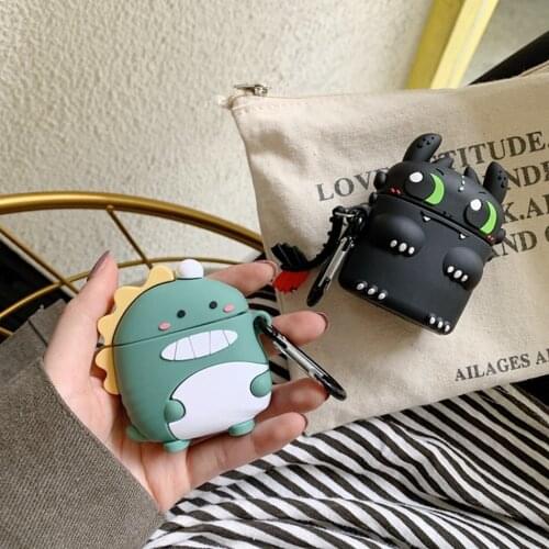 Cartoon Cute Earphone Case For AirPods 1 2 case Silicone Charging Headphones Case for airpod pro case Protective soft Cover Box