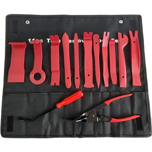Auto Trim Removal Tool Set 7/11/13pcs Car Auto Radio Audio Repair Kit Door Dash Trim Pry Clip Stereo Panel Installer Tool Set