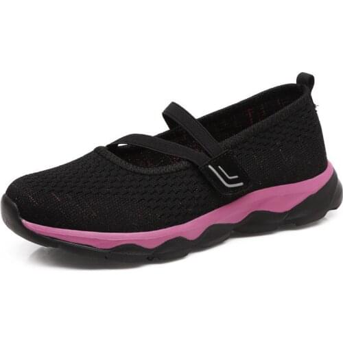 2021 new womens shoes summer comfortable and breathable mesh flats shoes lightweight casual sports shoes platform shoes