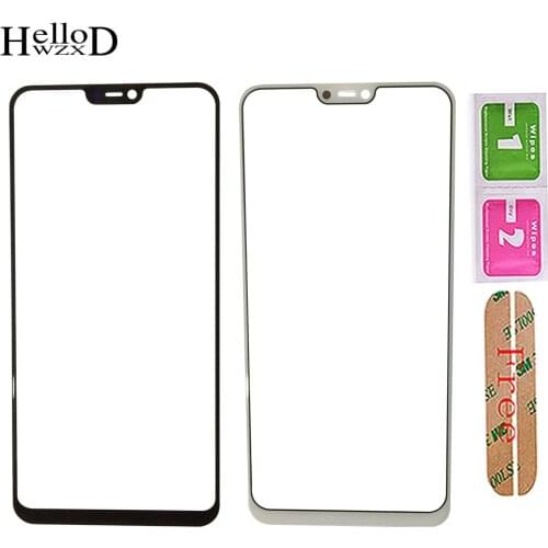 Front Glass For Vivo Z1 Z1 Lite Y9 Y85 Front Outer Glass LCD Front Touch Glass ( No Touch Screen Digitizer Panel ) 3M Glue Wipes