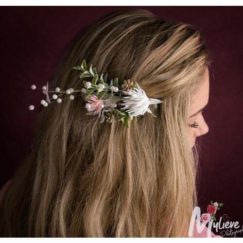 Princess Headpin Handcraft Flower Crown Hair Band Photo Shoot Prop Floral Headband Garland Girls Women Photography Accessories