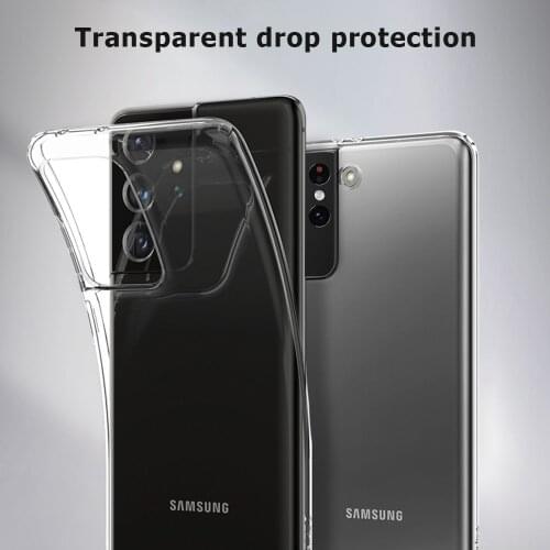 Clear Case For Samsung Galaxy F62 A12 S21 Ultra Plus Soft Silicone Protective Cover For Samsung A72 A52 A42 A12 F62 A51 A71 S21