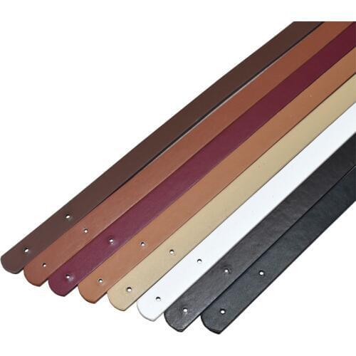2pcs/pair 60cm Long Women Girls Detachable PU Leather Bag Strap Belt Handle Shoulder Bag Accessories Belt Handbag Band KZ0007
