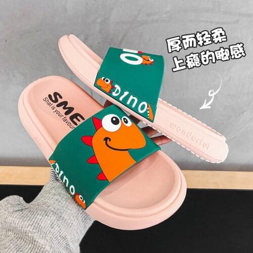 Cute cartoon slippers lovers' home wear-resistant PVC slippers womens and mens slippers anti-skid hoes men house slippers