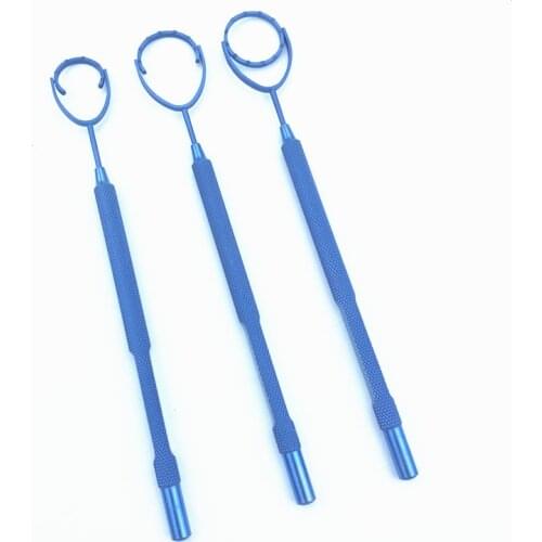 3 Types Ophthalmic Titanium Fixation Ring Veterinary ophthalmic surgical instrument