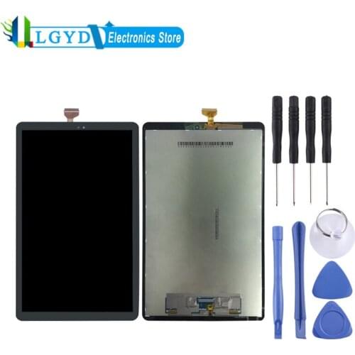 LCD Screen and Digitizer Full Assembly for Samsung Galaxy Tab A 10.5 / T590 (WiFi Version) Tablet Touchscreen Reparing