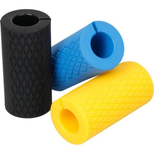 1 Piece of Silicone Dumbbells Barbell Grips Weightlifting Support Non-Slip Friction Protection Palms Sports Accessories for Gym