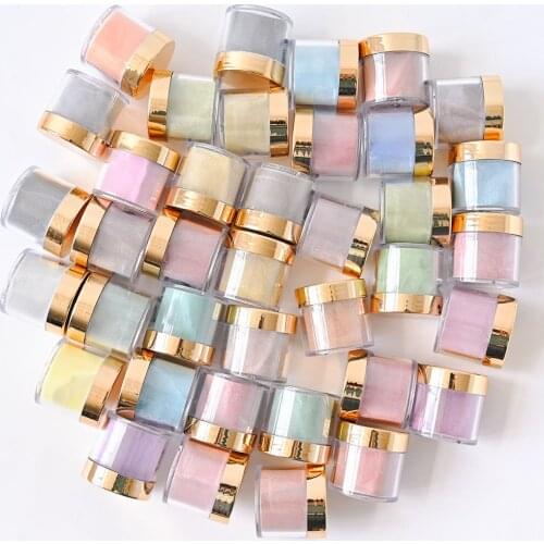 130Colors 1oz/jar Fast Dry Nail Acrylic Powder 2 In 1 French Nails Color 94-124 Glitter Gel Polish Nail Lacuqer Cosmetic Powder