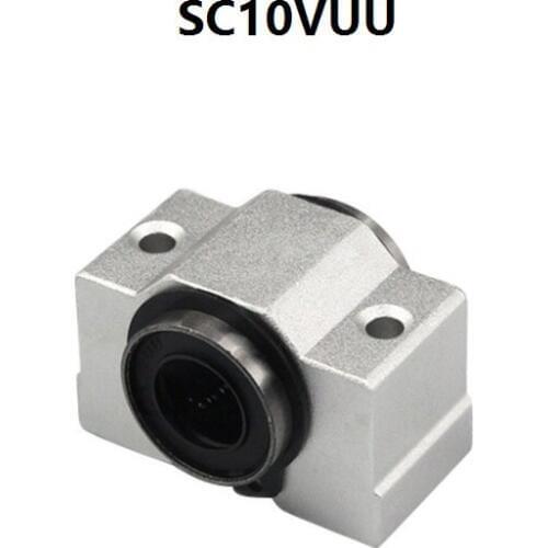 50pcs/lot SCV10UU SC10V SC10VUU 10mm linear case unit linear Bearing Slide Blocks for cnc router SC10SUU