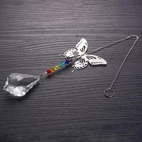 60mm Crystal Metal Butterfly Pendant Pendant Lighting Ball Ornaments DIY Animal Cartoon