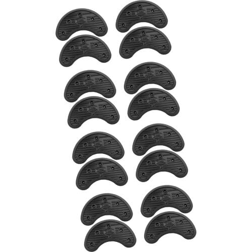 8 Pairs 4mm Durable Glue on Shoe Sole Heel Tip Anti Slip Rubber Grip Pads Protectors Repairing Accessory