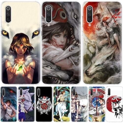 Princess Mononoke Hime Phone Case for Xiaomi Redmi Note 9S 8T 9 8 7 10 7A 8A 9A S2 MI 9 8 CC9 Lite F1 Pro Fashion Cover Capa Gif