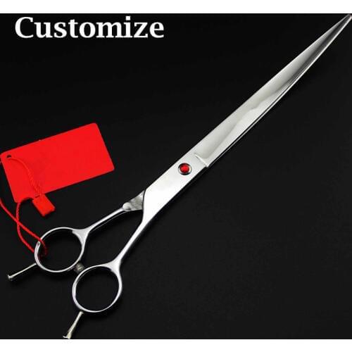 Custom Upscale 440c 9 inch 24cm dog hair clipper pet hair scissors dog grooming cutting barber cat shears hairdressing scissors