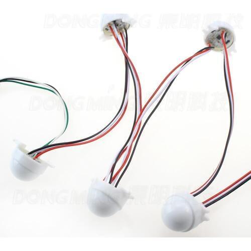 Dimmeter 30mm WS2811 led module light waterproof IP68 DC12V led pixel modules 700pcs/lot rgb led modules WS2811