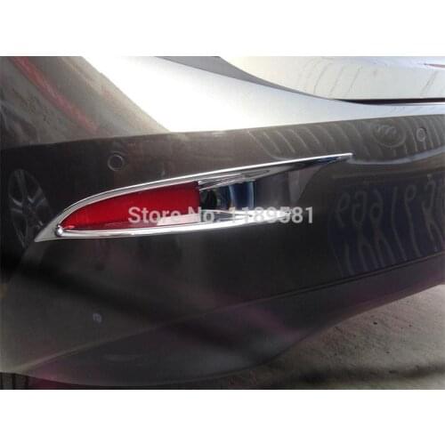For Mazda 3 M3 Axela sedan(4DR) 2014 2015 2016 ABS Chrome Rear Fog Light Lamp Cover Trim