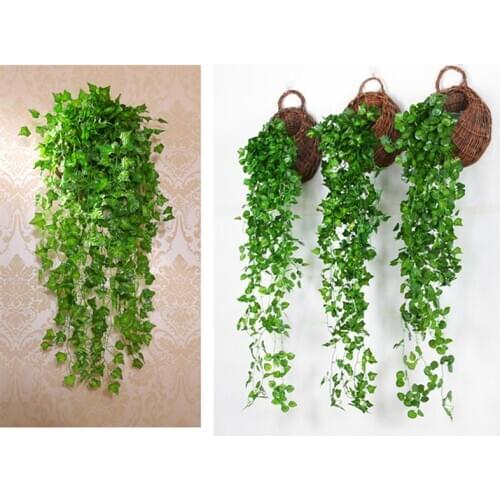 35.4in 90CM Artificial Ivy Garland Lifelike Artificial Hanging Ivy Hanging Plant Vine for Home Garden Wall Party Decoration