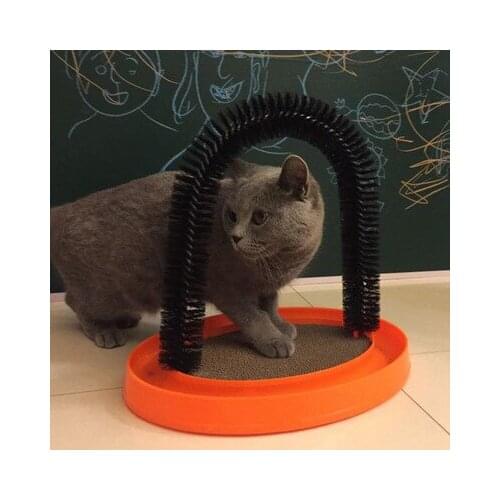 Cat toys Pet Interactive Toy funny cat Balls Catnip turntable cat multifunctional rubbing device Cat Stick Puzzle Training Gifts