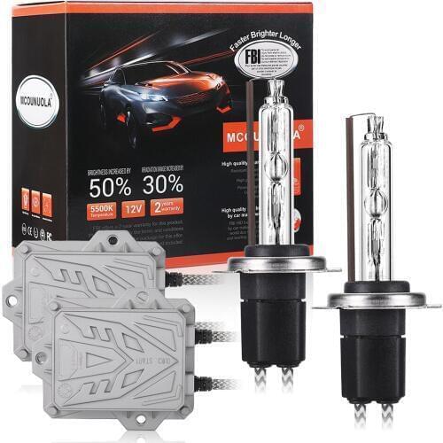 Germany 55W Slim Ballast kit HID Xenon Light bulb 12V H1 H3 H7 H11 9005 9006 4300k 6000k 8000k Auto Xeno Headlight Lamp