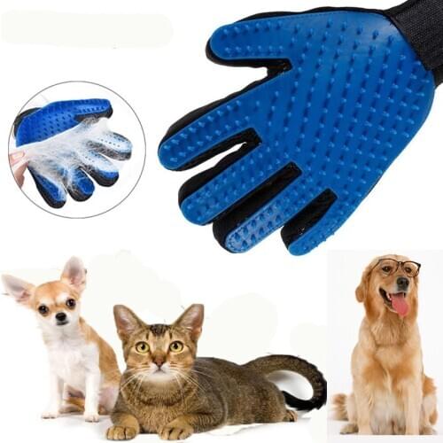 Multifunction Pet Grooming Glove Silicone Gloves For Cats Dogs Hair Remover Brush Bath Cleaning Massage Pets Supplies Cats Comb