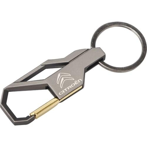 3D Metal alloy Car Styling Fashion Keychain Key Chain Key Rings For Citroen C4 Picasso C4L C3-XR C2 C3 C5 C6