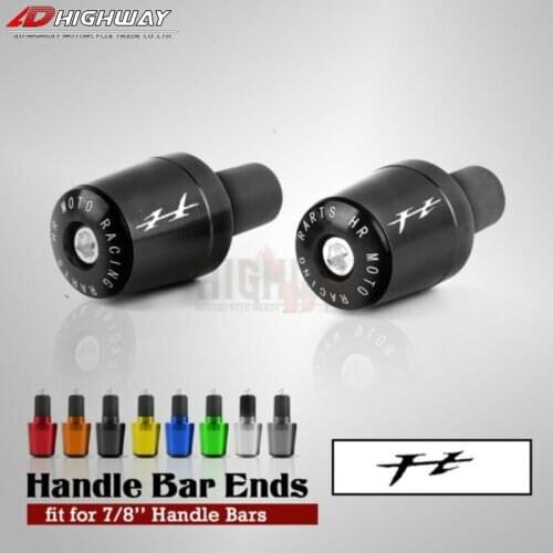 Motorcycle CNC 7/8'' 22MM Handlebar Handle Bar End Grips Cap Weight Plugs Silder For YAMAHA FZ6R Fazer FZ6 FZ6N