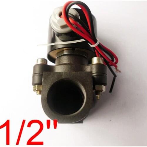 New 1/2'' DN15 Electric Engineering plastic Solenoid The acid and alkali antiseptic Air Gas Water Valve Normally Closed 220V 24v