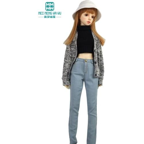 BJD Doll clothes Accessories 58-60CM 1/3 SD DD Toys Ball Jointed Doll Slim pants, jeans, wool cardigan Girls gift