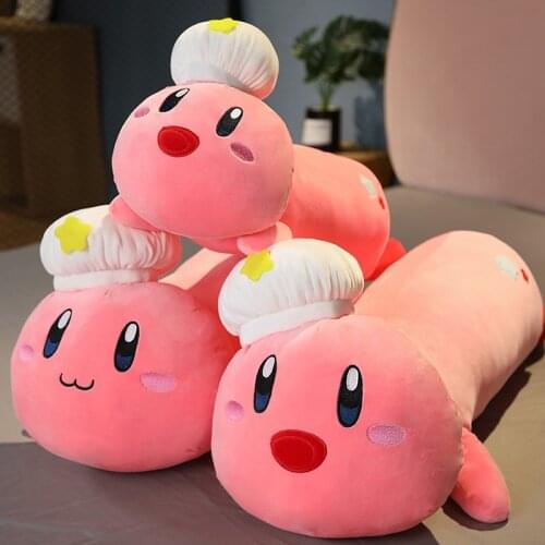 Kawaii Anime Plush Throw Pillow Soft Stuffed Japan Cartoon Doll Cute Plushie Pillows in Pink Room Bed Decoration Gifts For Kids