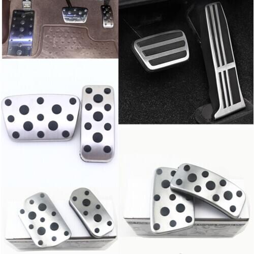 Stainless Steel Car Foot Rest Gas Brake Pedal Pad Cover Accessories Kit For Toyota Camry Corolla RAV4 Highlander CHR Prius