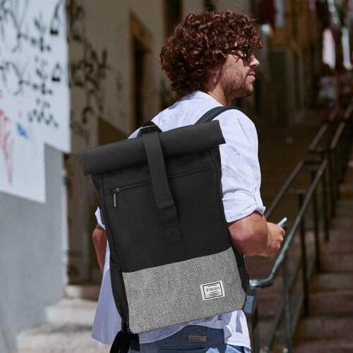 Laptop Backpack College Style Lightweight Waterproof School Rucksack Men Women Travel Bag USB Charging Port Business Luggage Bag
