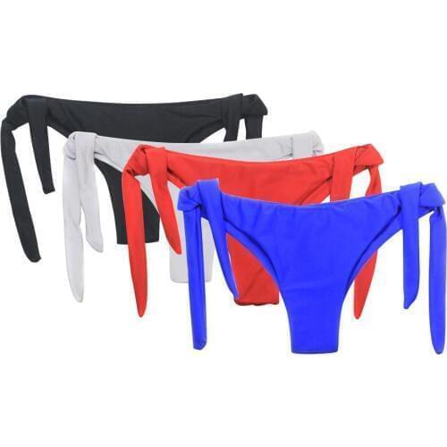 Sexy Womens swimming trunks Straps Solid Color Swim String Sexy bikini Swimming accessories