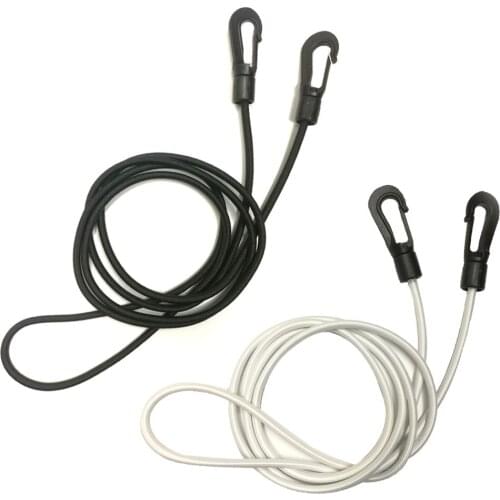 Canoe Kayak Bungee Shock Cord Hook Tie Down Rope Fishing Rod Lanyard Kayak Paddle Leash Surfing Tether Holder