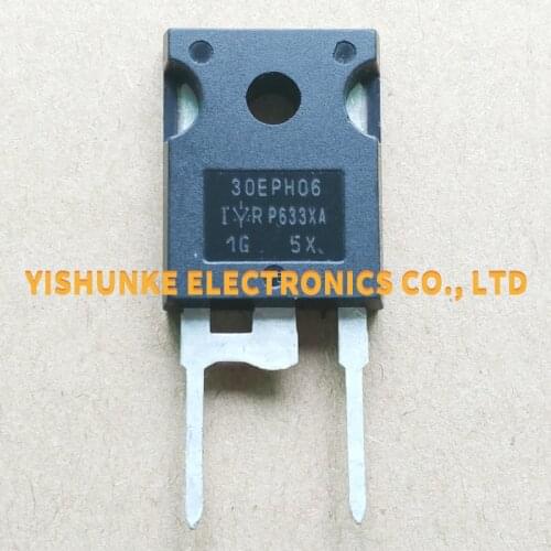 10PCS 30EPH06 30EPH06PBF TO-247 FAST RECOVERY RECTIFIER DIODE 30A 600V