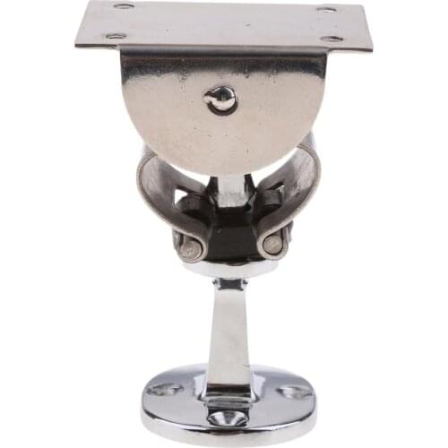 316 Stainless Steel Adustable Door Stop Stopper Retaining Catch and Holder for Boat, RV Cabinet, Cupboard (Silver)